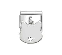 Nomination Silver Cat Pendant Charm