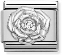 Nomination CLASSIC Composable Silver Cubic Zirconia Rose Bracelet 030000 + 330311/12