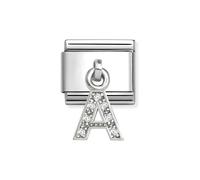Nomination Silver CZ Dangle A Charm