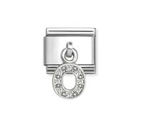 Nomination Silver CZ Dangle O Charm
