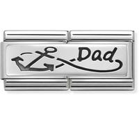 Nomination CLASSIC Silvershine Double Link Infinity Dad Charm 330710/05