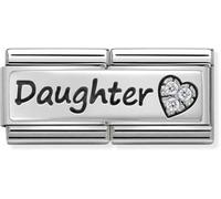 Nomination Silver Daughter Double Plate Charm