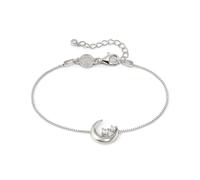 Nomination Silver Dream Beats Moon White CZ Bracelet