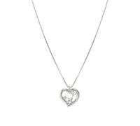 Nomination Silver Dreams Beats White CZ Heart Necklace
