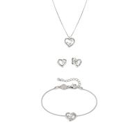 Nomination Silver Dreams Beats White CZ Heart Set - Silver