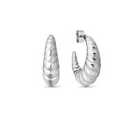Nomination Silver Ecclettica Ripple Dome Earrings