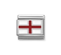 Nomination Silver England Flag - Stainless Steel