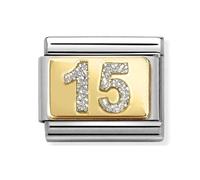 Nomination Gold Glitter 15 Charm