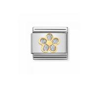 Nomination Flower Glitter Charm