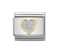Nomination Heart Glitter Charm