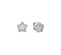 Nomination Silver Lifepoetry White Pavé Star Earrings