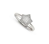 Nomination Silver Lifepoetry White Pavé Star Ring