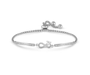 Nomination Silver Milleluci Infinite CZ Heart Bracelet