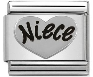 Nomination Silver Niece Charm - One Size