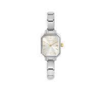 Nomination Silver Paris Rectangular Gold Numeral Watch