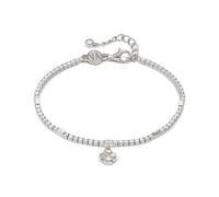 Nomination Silver Petit Sparkle Clover Tennis Bracelet