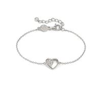 Nomination Silver Petit Sparkle Heart Bracelet - 16cm