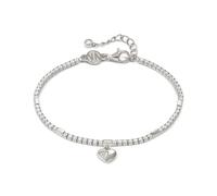 Nomination Silver Petit Sparkle Heart Tennis Bracelet