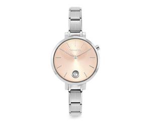 Nomination Silver & Rose Gold Paris Crystal Watch