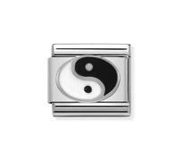 Nomination Silver Yin Yang Charm - Stainless Steel