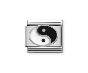 Nomination Silver Yin Yang Charm - Stainless Steel