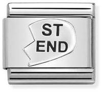 Nomination Silvershine Best Friends Half Charm