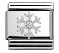 Nomination CLASSIC Silvershine Christmas Snowflake Charm 330313/02