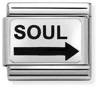 Nomination Silvershine Soulmates Half Charm