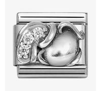 Nomination Silvershine Sterling Silver Cubic Zirconia Aquarius Charm 330326/11