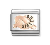Nomination Sisters Knot Rose Gold Charm