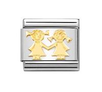 Nomination Sisters Yellow Gold Charm
