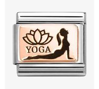 Nomination Stainless Steel 9ct Rose Gold Yoga Pose Charm 430111/32