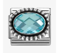 Nomination Blue Faceted Stone Charm