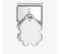 Nomination Stainless Steel & Silver Plain Four Leaf Clover Pendant Charm 331801/12