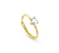 Nomination Sweetrock Gold Heart Adjustable Ring - Adjustable