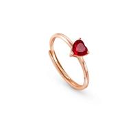 Nomination Sweetrock Rose Gold + Red Heart Adjustable Ring - Adjustable