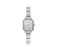 Nomination Silver Paris Rectangular Silver and Blue Dial Watch