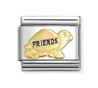 Nomination Turtle Friends Yellow Gold Charm
