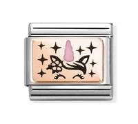 Nomination Unicorn with Pink Horn Rose Gold Charm