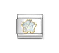 Nomination Classic White Cubic Zirconia Flower Charm 030615/010