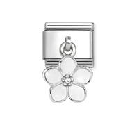 Nomination White Flower Charm