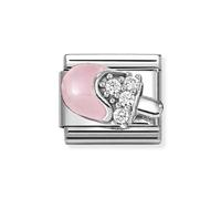 Nomination White Pink Ice Cream Charm