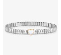 Nomination XTE Life Stainless Steel Mother of Pearl Heart Bracelet 046009/114