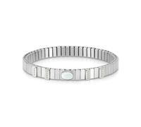 Nomination Xte Women's Bracelet Stainless Steel with Cubic Zirconia and White Opal