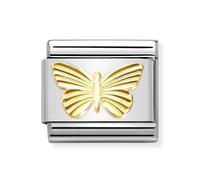 Nomination Yellow Gold Diamond Coated Butterfly Charm