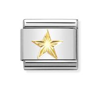 Nomination Yellow Gold Diamond Coated Star Charm