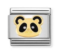 Nomination CLASSIC Gold Animals of Earth Panda Head Charm 030248/18