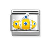 Nomination Yellow Submarine Silver Shine Charm