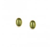 Nominations 750 Gold Oval Stones Peridot Earrings 027840/016 - Elegant