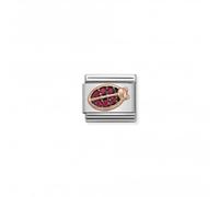 Nominations Classic Zirconia Rose Gold Red Ladybug Link 430311/03 - Classic